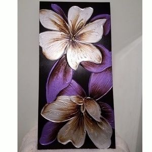 Mettalic Canvas Artwork